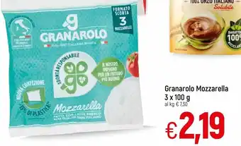 Famila Granarolo Mozzarella 3 x 100g offerta