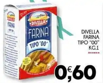 Enne Market Divella Farina Tipo ''00'' 1kg offerta