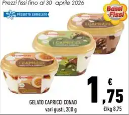 Conad Gelato capricci CONAD offerta