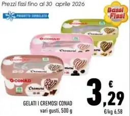 Conad Gelati i cremosi CONAD offerta