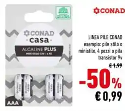 Conad Linea pile conad pile stilo o ministilo offerta