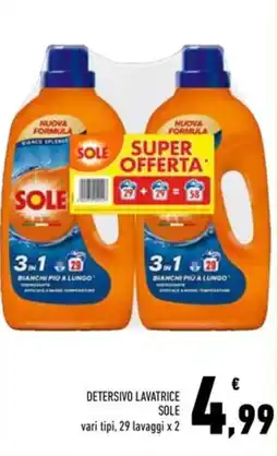 Conad Detersivo lavatrice SOLE offerta