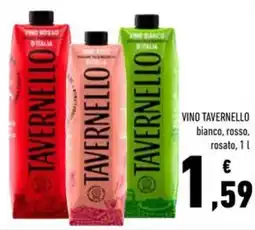 Conad VINO TAVERNELLO bianco, rosso, rosato offerta