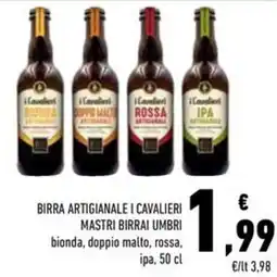 Conad Birra artigianale i cavalieri MASTRI BIRRAI UMBRI offerta