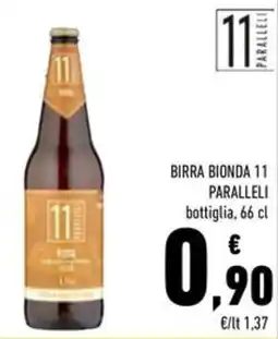 Conad Birra bionda 11 PARALLELI offerta