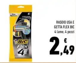 Conad Rasoio usa e getta flex BIC offerta