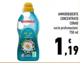 Conad Ammorbidente concentrato CONAD offerta