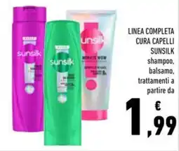 Conad Linea completa cura capelli SUNSILK offerta