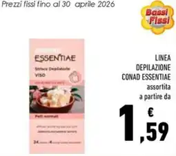 Conad Linea depilazione CONAD ESSENTIAE offerta