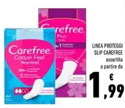 Conad Linea proteggi slip CAREFREE offerta