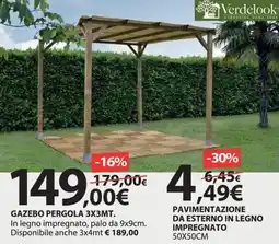 Kreo Brico e Casa Gazebo pergola offerta