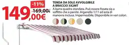 Kreo Brico e Casa Tenda da sole avvolgibile a braccio offerta