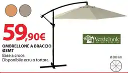 Kreo Brico e Casa Verdelook ombrellone a braccio offerta