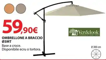 Verdelook ombrellone a braccio