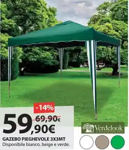 Kreo Brico e Casa Verdelook gazebo pieghevole offerta