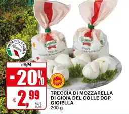 Il Gigante Treccia di mozzarella di gioia del colle dop GIOIELLA offerta