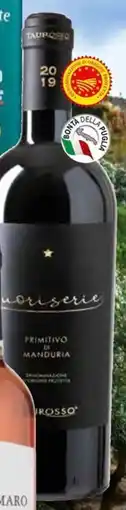 Il Gigante Primitivo di manduria dop fuoriserie taurosso offerta