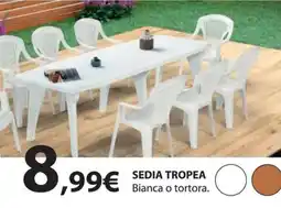 Kreo Brico e Casa Sedia tropea bianca o tortora offerta