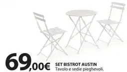 Kreo Brico e Casa Set bistrot austin offerta
