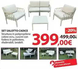 Kreo Brico e Casa Set salotto cadice offerta