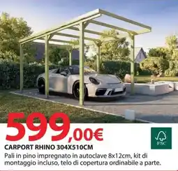 Kreo Brico e Casa Carport rhino offerta