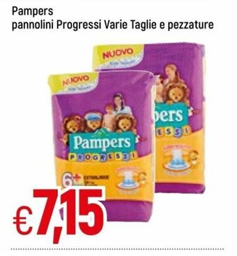 Famila Pampers pannolini Progressi Varie Taglie e pezzature offerta