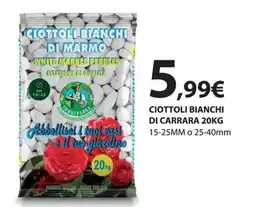 Kreo Brico e Casa Ciottoll bianchi di carrara offerta
