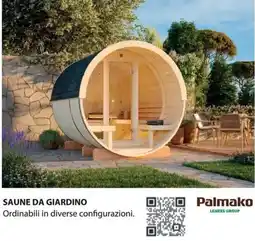 Kreo Brico e Casa Palmako saune da giardino offerta