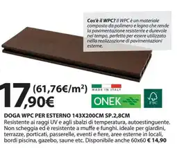 Kreo Brico e Casa Onek doga wpc per esterno offerta