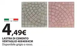 Kreo Brico e Casa Lastra di cemento ventaglio offerta