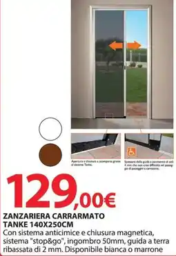 Kreo Brico e Casa Zanzariera carrarmato tanke offerta