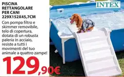 Kreo Brico e Casa Intex piscina rettangolare per cani offerta