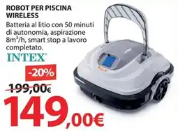 Kreo Brico e Casa Intex robot per piscina wireless offerta