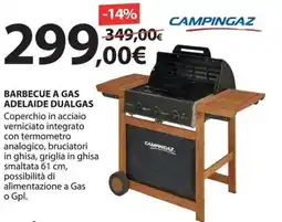Kreo Brico e Casa Campingaz barbecue a gas adelaide dualgas offerta