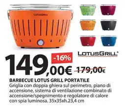 Kreo Brico e Casa Barbecue lotus grill portatile offerta