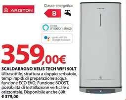 Kreo Brico e Casa Ariston scaldabagno velis tech wifi offerta