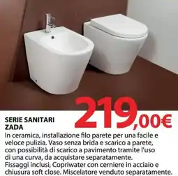 Kreo Brico e Casa Serie sanitari zada offerta