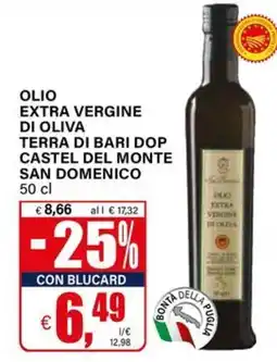 Il Gigante Olio extra vergine di oliva terra di bari dop castel del monte SAN DOMENICO offerta