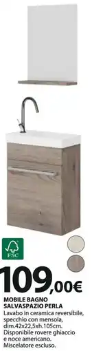 Kreo Brico e Casa Mobile bagno salvaspazio perla offerta