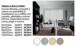 Kreo Brico e Casa Tenda a rullo rodi offerta