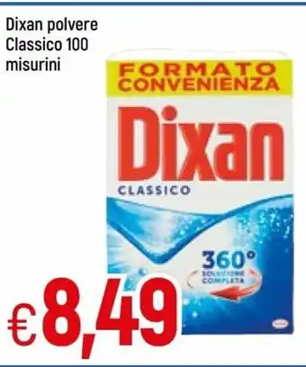 Famila Dixan polvere Classico 100 misurini offerta