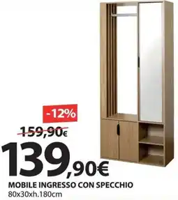 Kreo Brico e Casa Mobile ingresso con specchio offerta