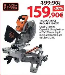 Kreo Brico e Casa Black+ decker troncatrice radiale 1500W offerta