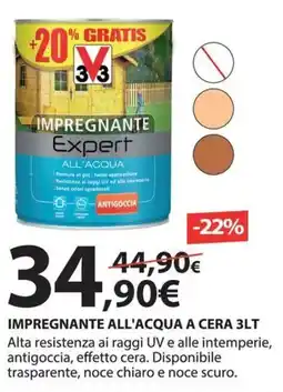Kreo Brico e Casa Impregnante all'acqua a cera offerta