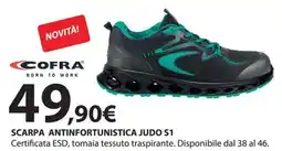 Kreo Brico e Casa Cofra scarpa antinfortunistica judo S1 offerta