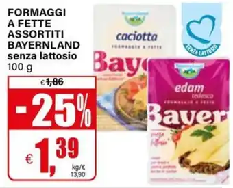 Il Gigante Formaggi a fette bayernland senza lattosio offerta