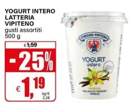 Il Gigante Yogurt intero latteria VIPITENO offerta