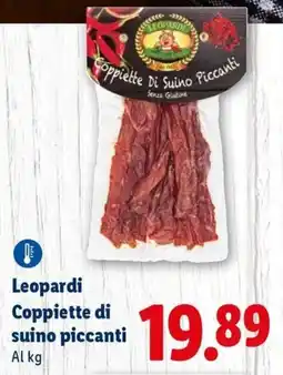 Lidl Leopardi Coppiette di suino piccanti offerta