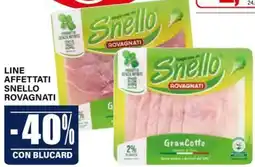 Il Gigante Line affettati snello ROVAGNATI offerta