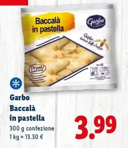 Lidl Garbo Baccalà in pastella offerta